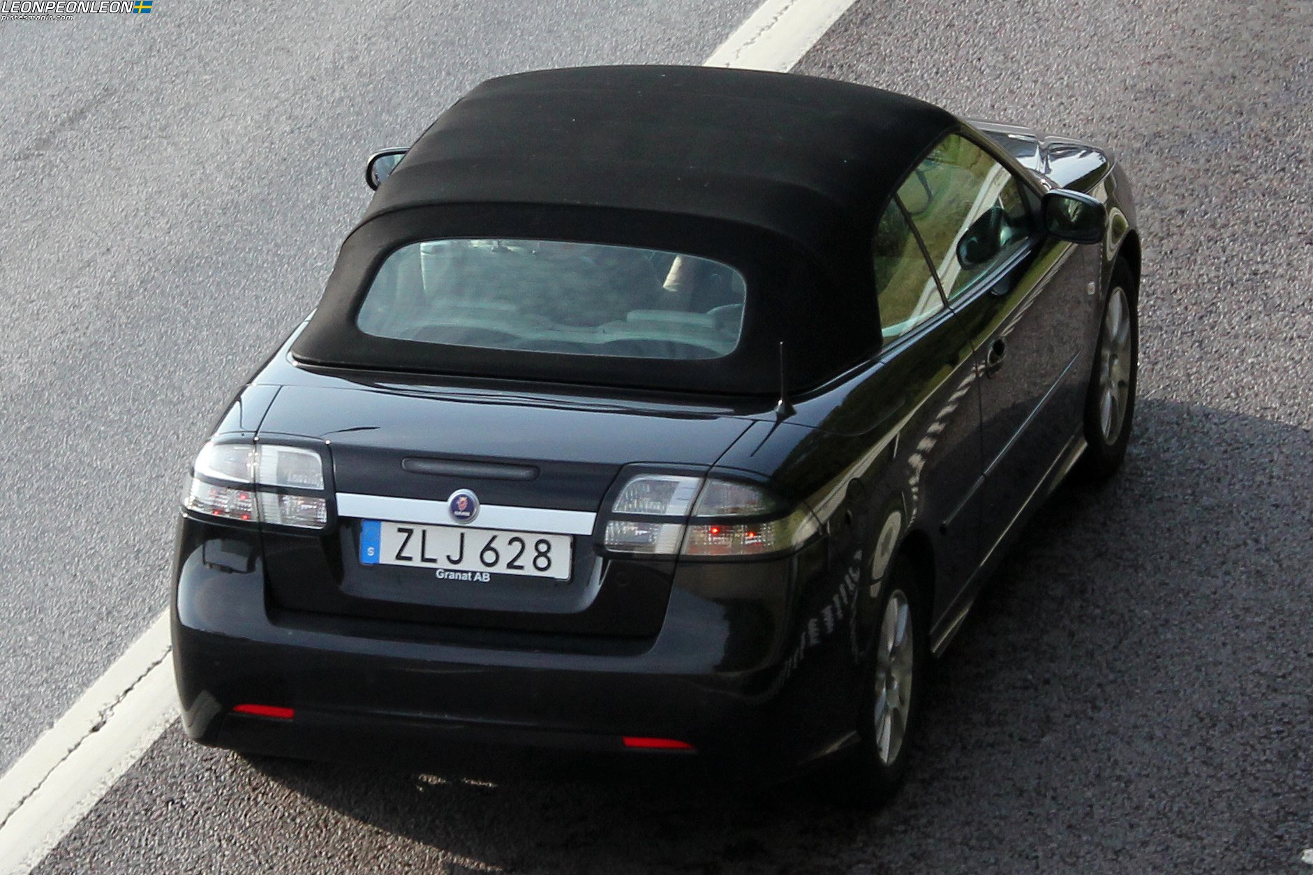 ZLJ 628, SAAB 9-3 2nd gen Convertible (YS3F), facelift, 2007–2012