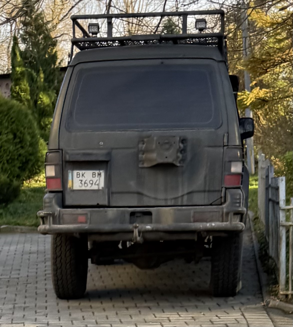 BK 3694 BM, Mitsubishi Pajero 2nd gen 5-door SUV (V40/NH/NJ/NK/NL), 1991–1999 (–2008 for PH-market)