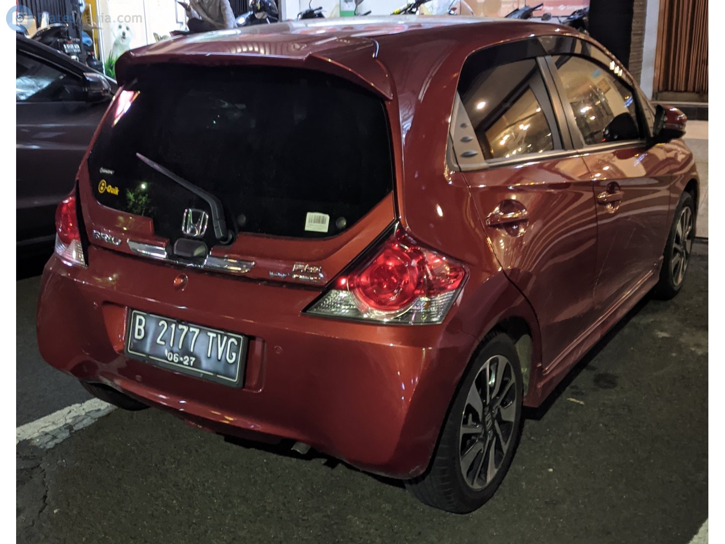 B 2177 TVG, Honda Brio 1st gen Hatch (DD1/DD2), facelift, 2016–2020