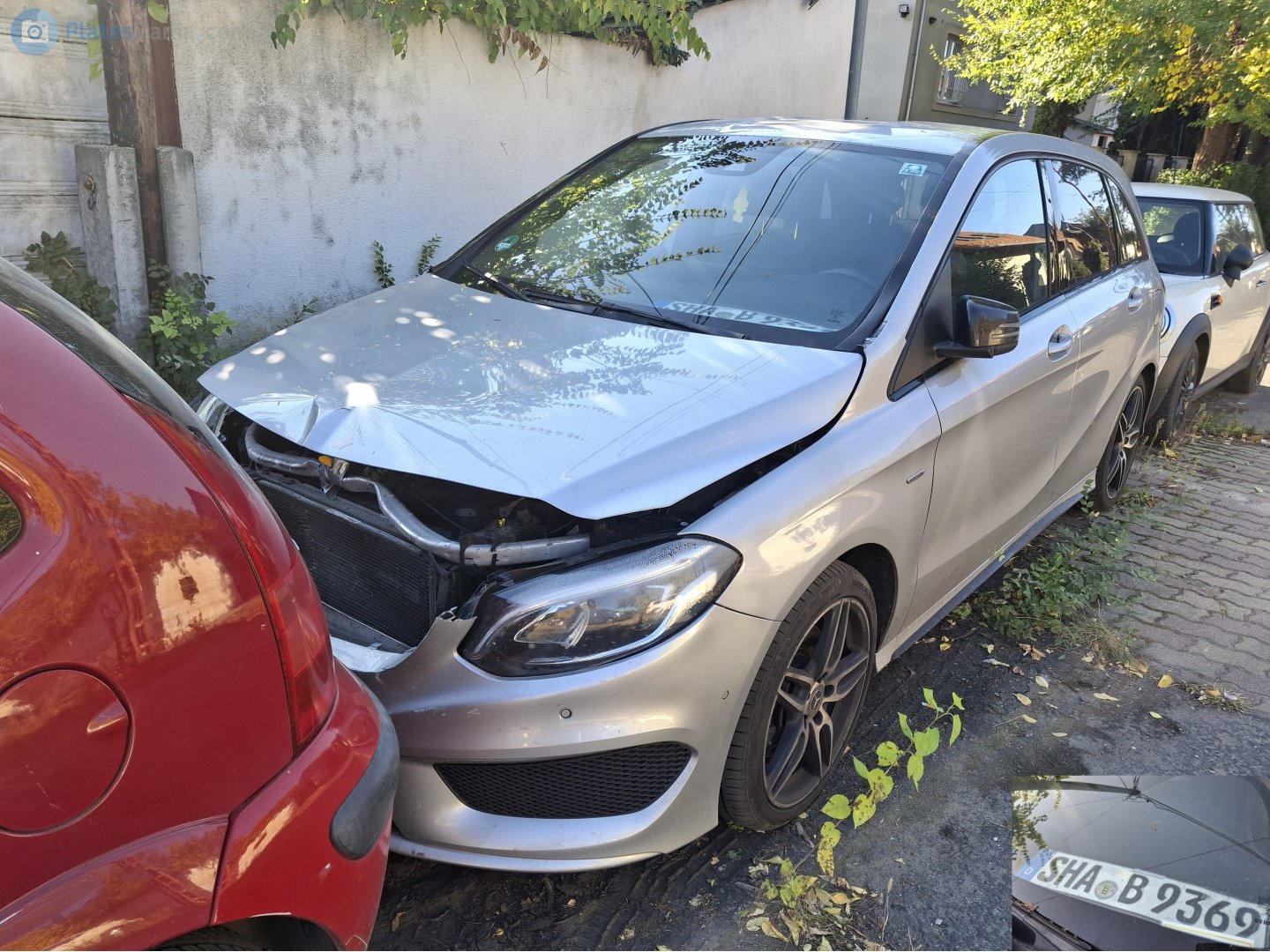 SHA B 9369, Mercedes-Benz B-Klasse 2nd gen (W242/W246), facelift, 2014–2018