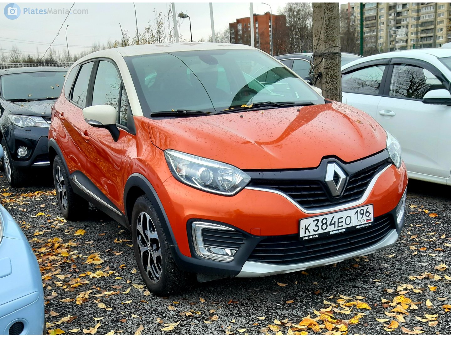 к 384 ео 196, Renault Kaptur 1st gen (HHA), 2016–2022