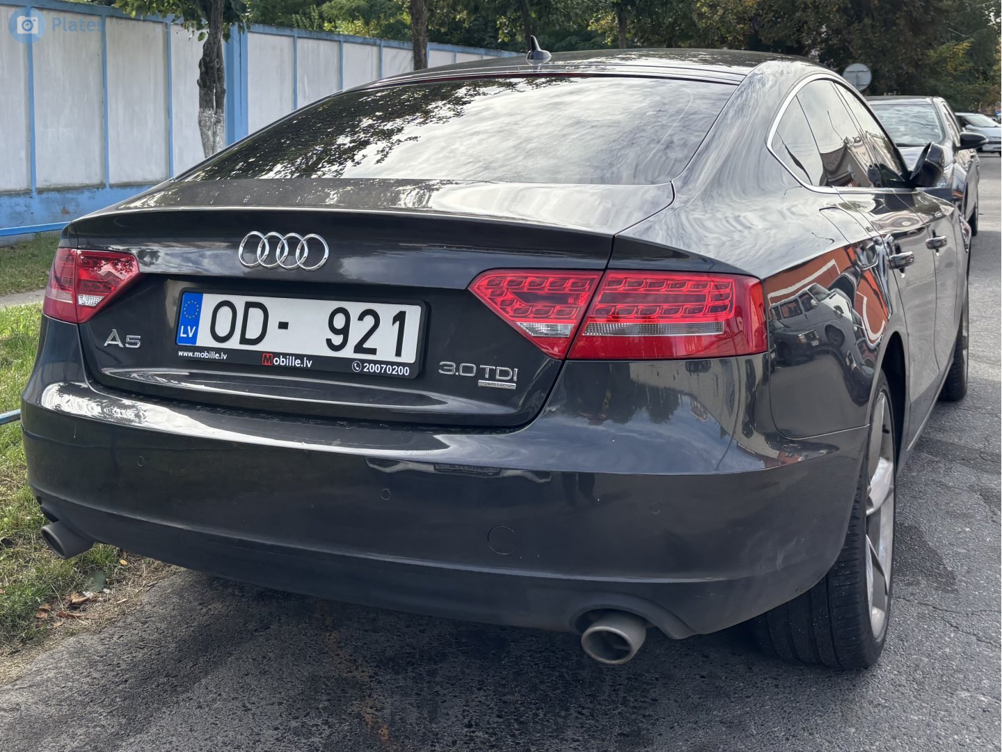OD-921, Audi A5 1st gen Sportback (B8/8TA), 2009–2011