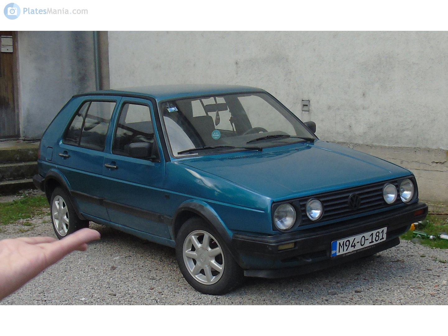 M94-O-181, Volkswagen Golf 2nd gen 5-door Hatch (19/1G), 1983–1992