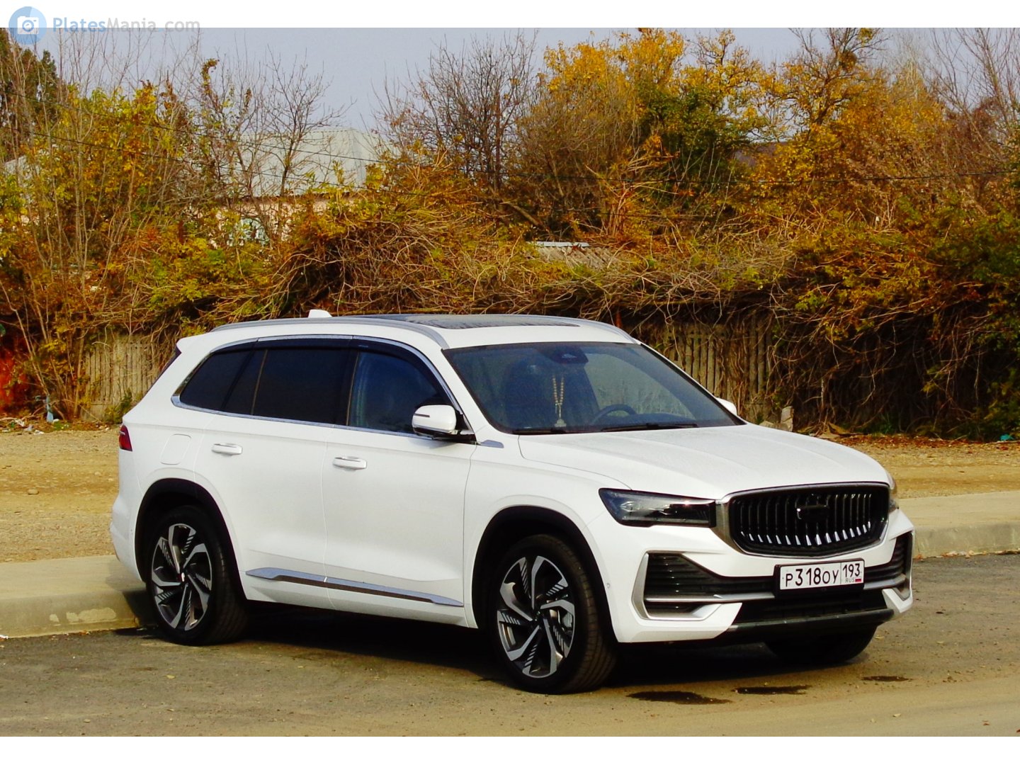 р 318 оу 193, Geely Monjaro 1st gen (KX11), 2021­–