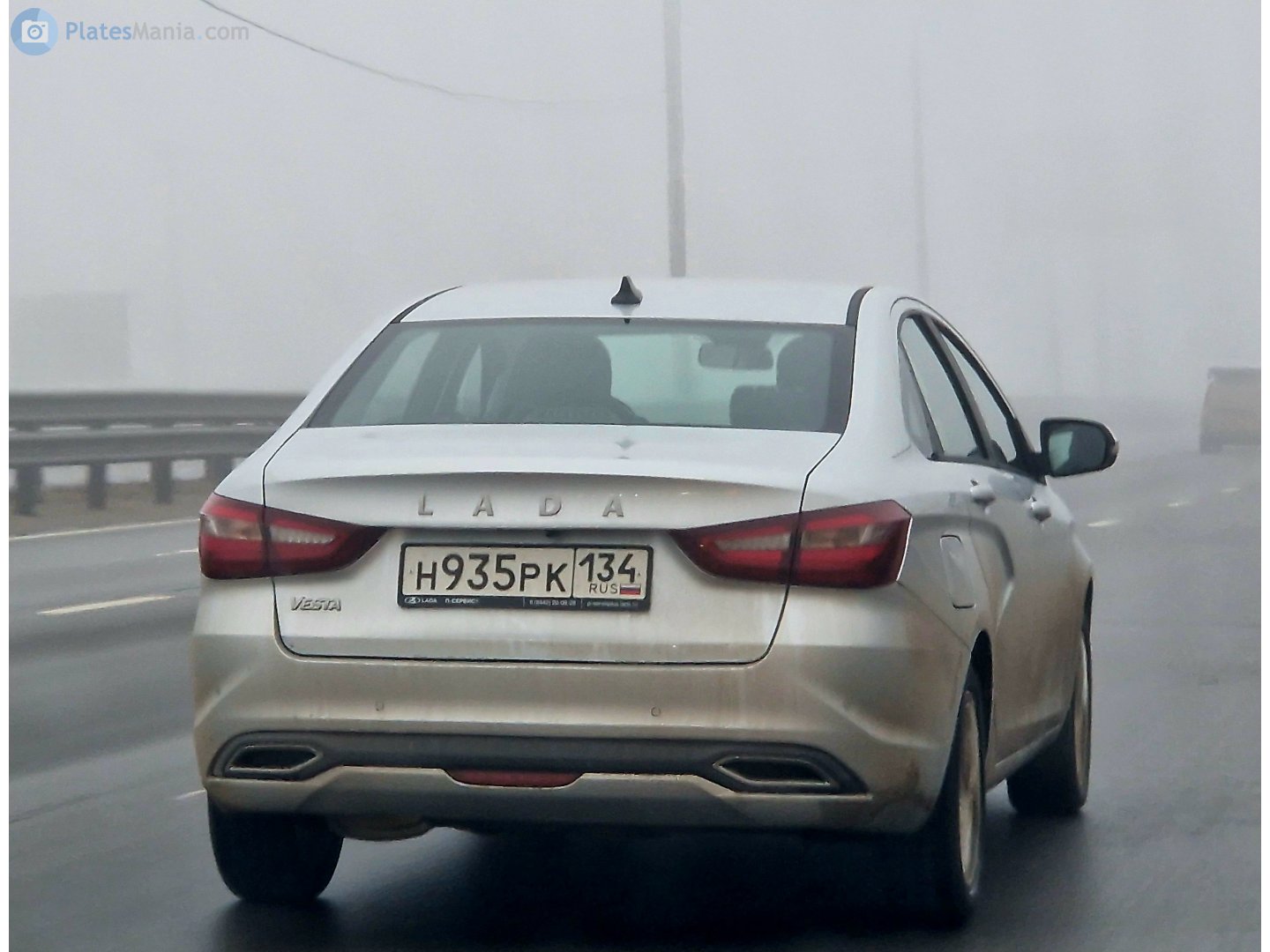 н 935 рк 134, Lada (VAZ) Vesta 