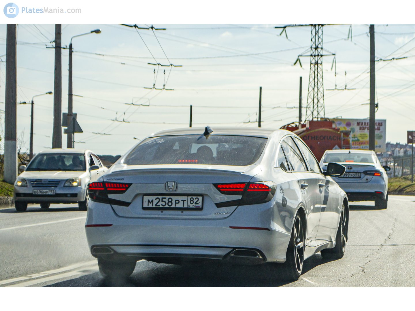 м 258 рт 82, Honda Accord 10th gen (CV), 2017–2023