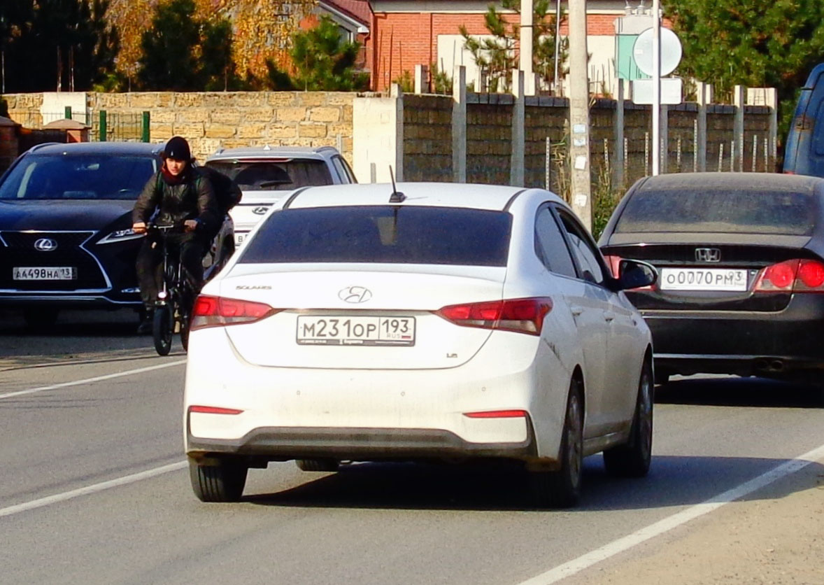 м 231 ор 193, Hyundai Solaris 2nd gen (HCR), 2017–2020