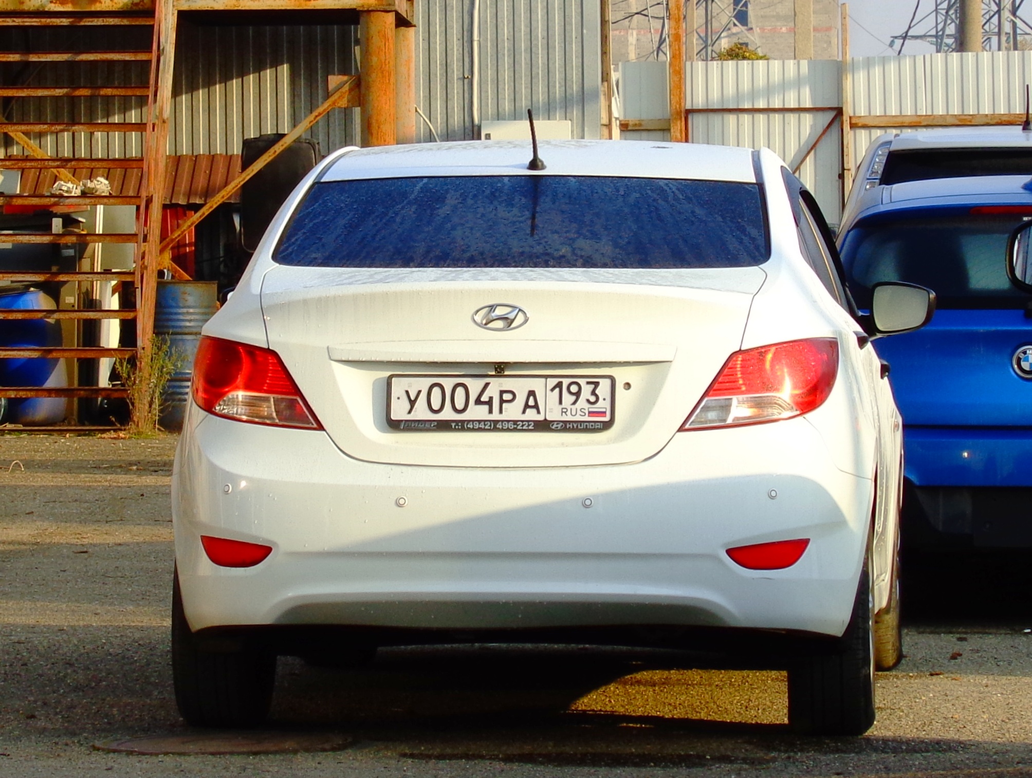 у 004 ра 193, Hyundai Solaris 1st gen Sedan (RB), 2011–2014