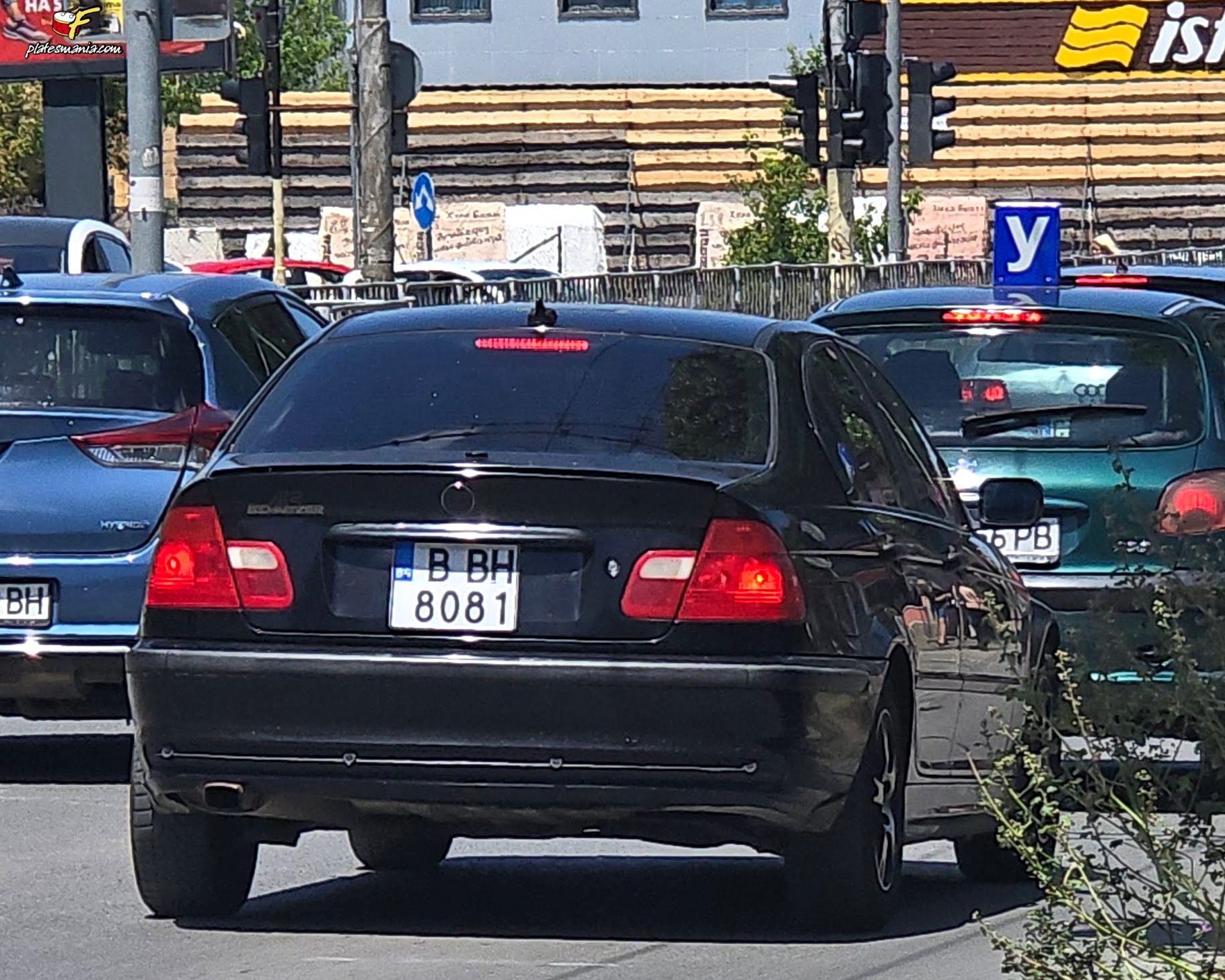 B 8081 BH, BMW 3 Series 4th gen Sedan (E46), 1998–2005