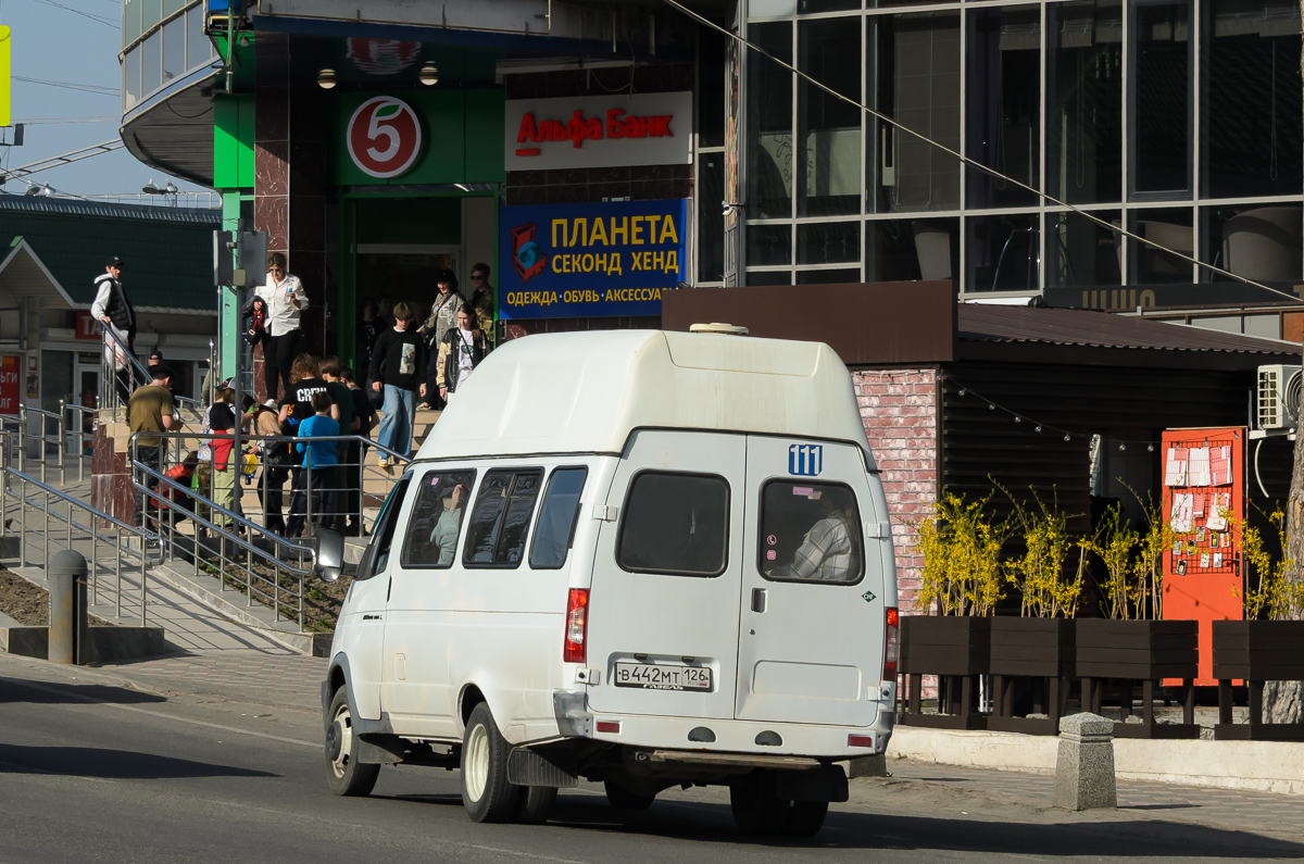 в 442 мт 126, GAZ 3221 ГАЗель 2-3221 Minibus, facelift, 2003–