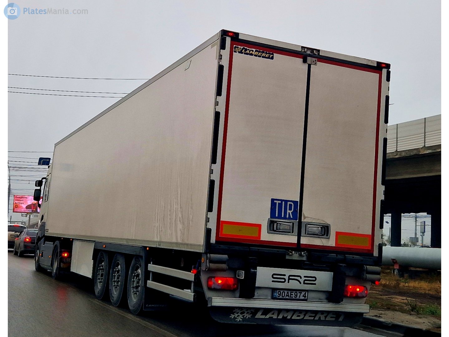 90AE974, License plates for driving abroad (2015) 