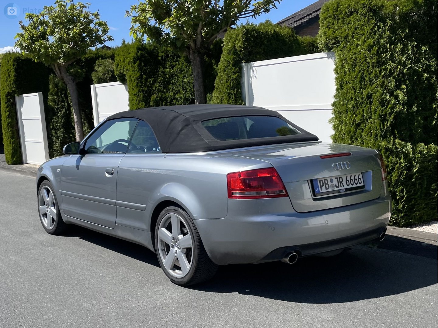 PB JR 6666, Audi A4 3rd gen Cabrio (B7/8HE), 2005–2008