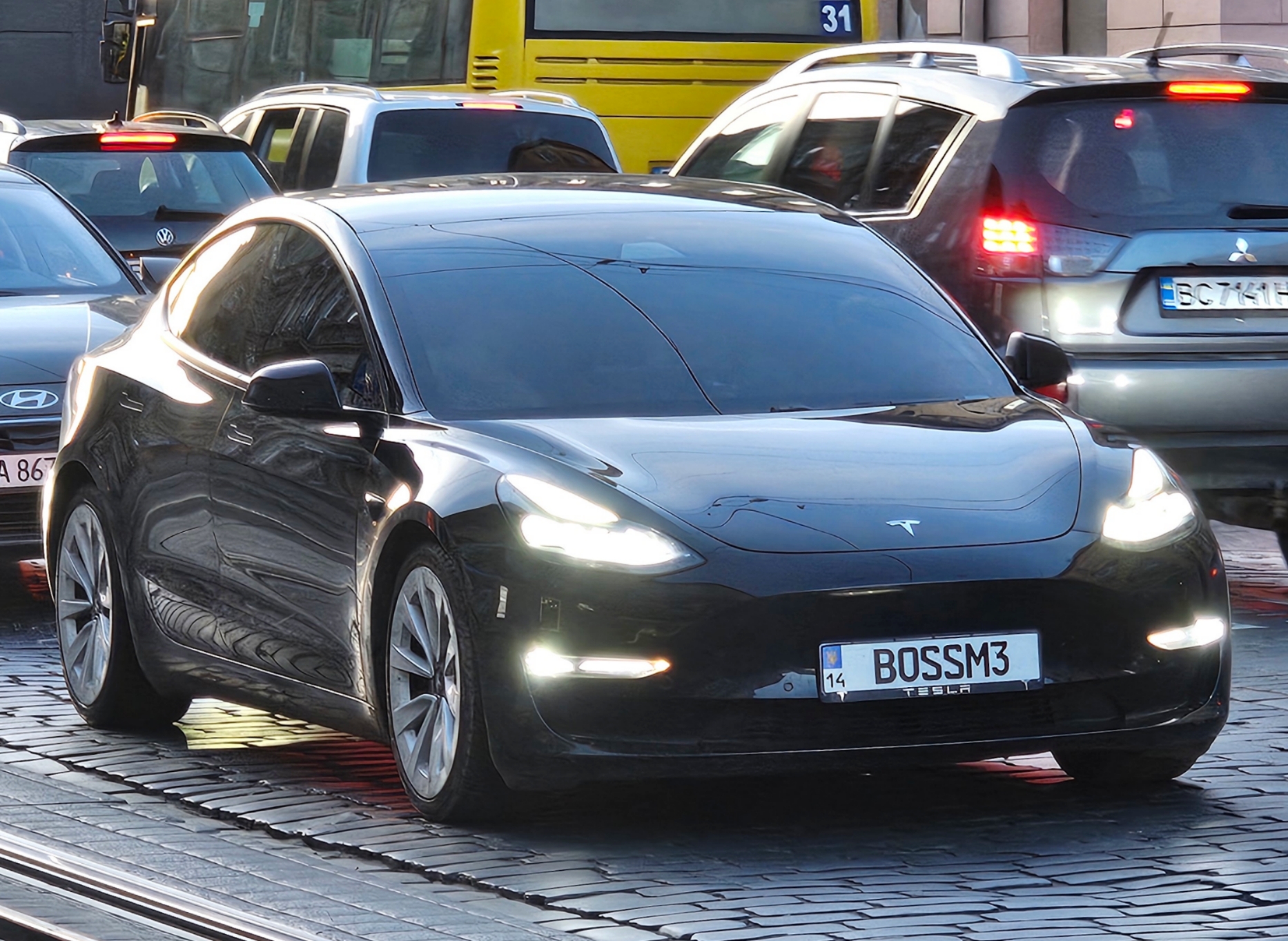 14 BOSSM3, Tesla Model 3 1st gen (5YJ3), 2017–2023