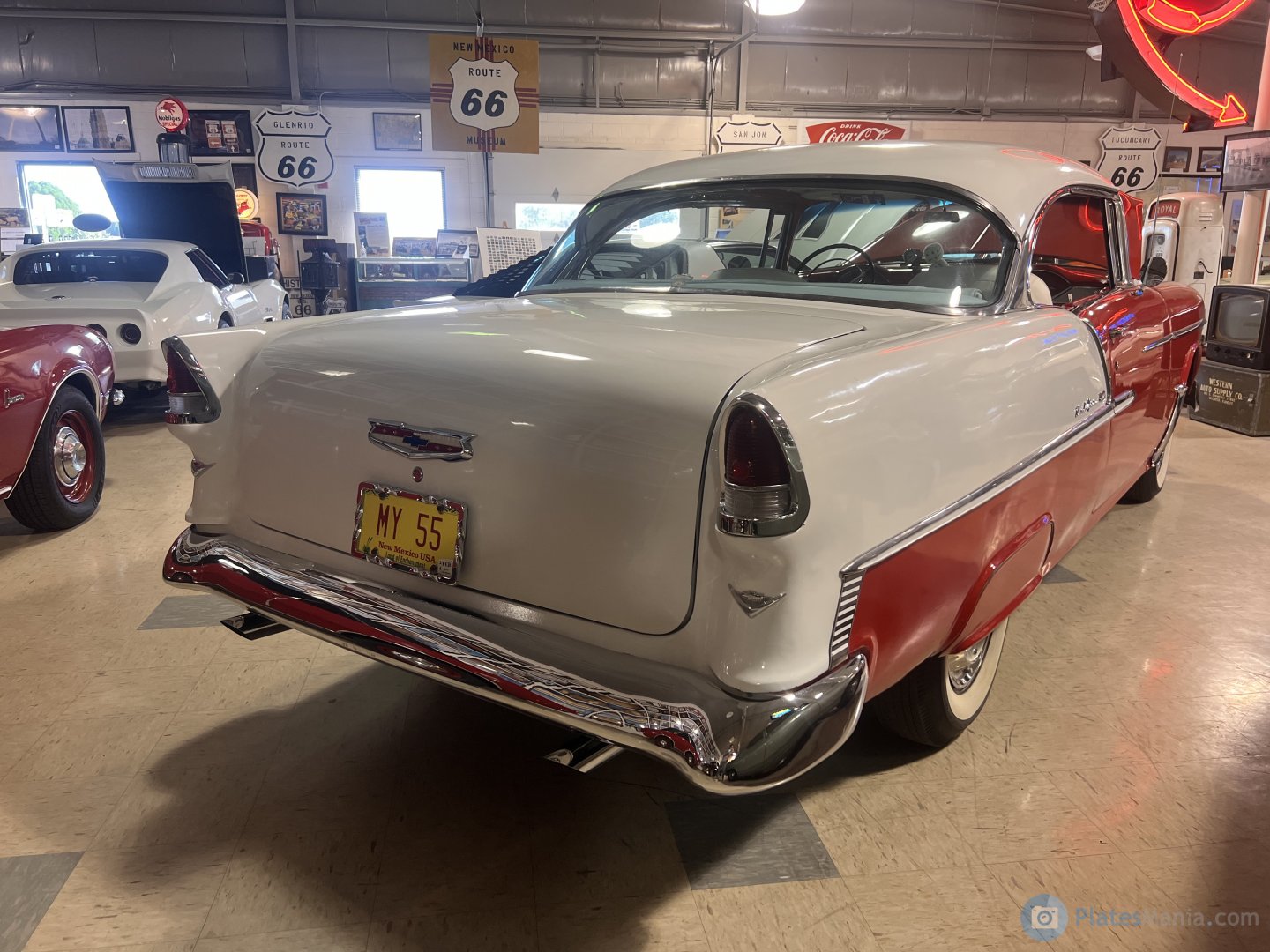 MY 55, Chevrolet Bel Air 2nd gen 1955 2-door Sedan (2402; A-body), 1954–1955