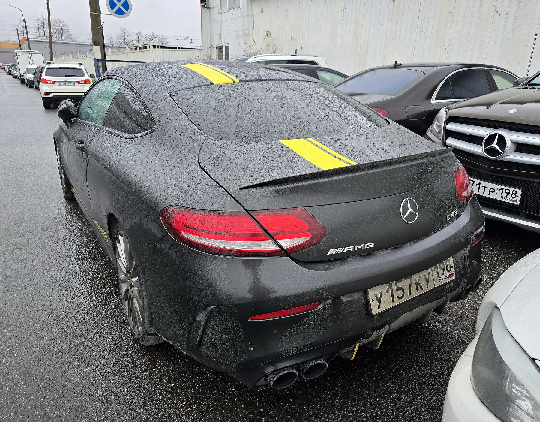 у 157 ку 198, Mercedes-Benz C-Klasse 4th gen Coupé (C205), 2015–2023