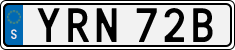 License plate of Sweden, Regular plates