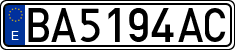 License plates of Spain, 1971 year series