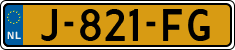 License plate of the Netherlands, Cars