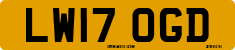 License plate of the United Kingdom, 2001 year system