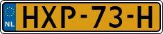 License plate of the Netherlands, Cars