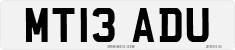 License plate of the United Kingdom, 2001 year system