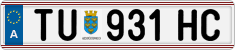 License plate of Austria, Regular plates