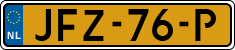 License plate of the Netherlands, Cars
