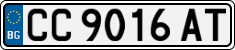License plate of Bulgaria, Cars
