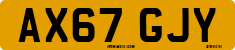 License plate of the United Kingdom, 2001 year system