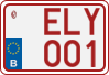 License plate of Belgium, Vanity Plates (2014)