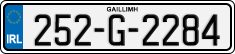 License plate of Ireland, Regular plates