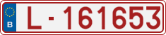 License plate of Belgium, Vanity Plates (2014)