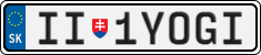 License plate of Slovakia, Vanity Plates