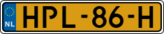 License plate of the Netherlands, Cars