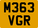 License plate of the United Kingdom, 1983 year system