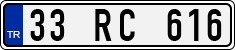 License plate of Turkey, Regular plates