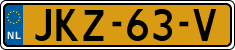 License plate of the Netherlands, Cars