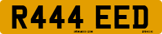 License plate of the United Kingdom, 1983 year system