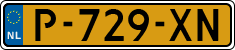 License plate of the Netherlands, Cars