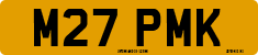 License plate of the United Kingdom, 1983 year system