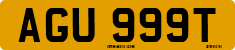 License plate of the United Kingdom, 1963 year system
