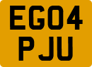 License plate of the United Kingdom, 2001 year system