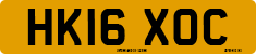 License plate of the United Kingdom, 2001 year system