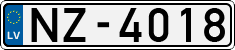 License plate of Latvia, Regular car plates