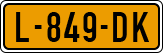 License plate of the Netherlands, Cars