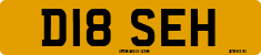 License plate of the United Kingdom, 1983 year system
