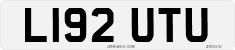 License plate of the United Kingdom, 1983 year system