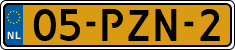 License plate of the Netherlands, Cars