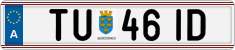 License plate of Austria, Regular plates