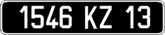 French license plate, FNI